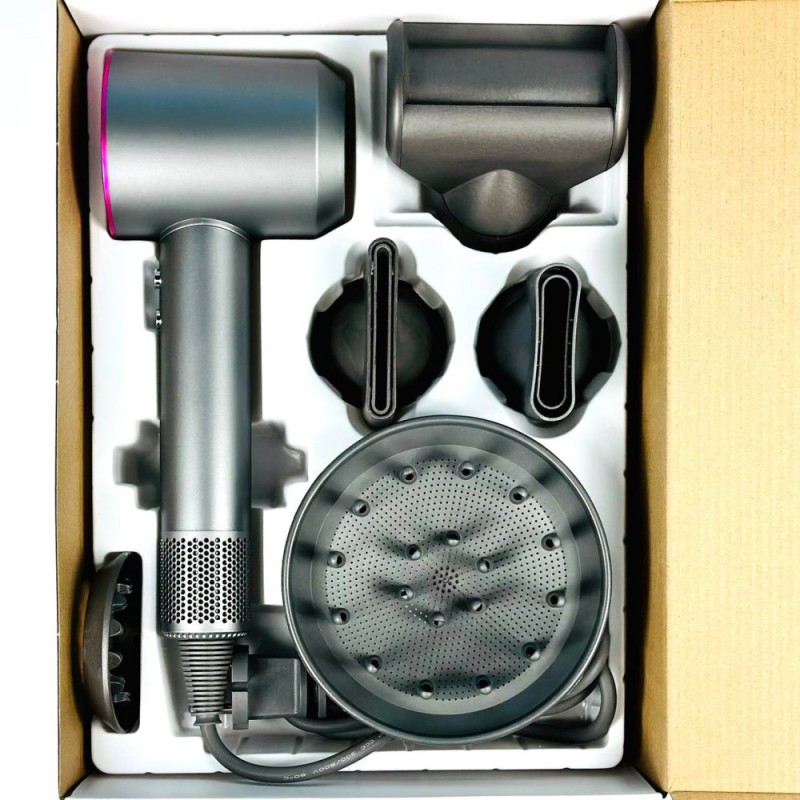 Фен для волосся Leafless hair dryer з 5 насадками (1,5m)